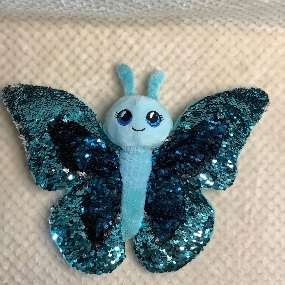 Adventure Planet Sequinimals Butterfly Plush Reversible Sparkle Wings 🦋✨